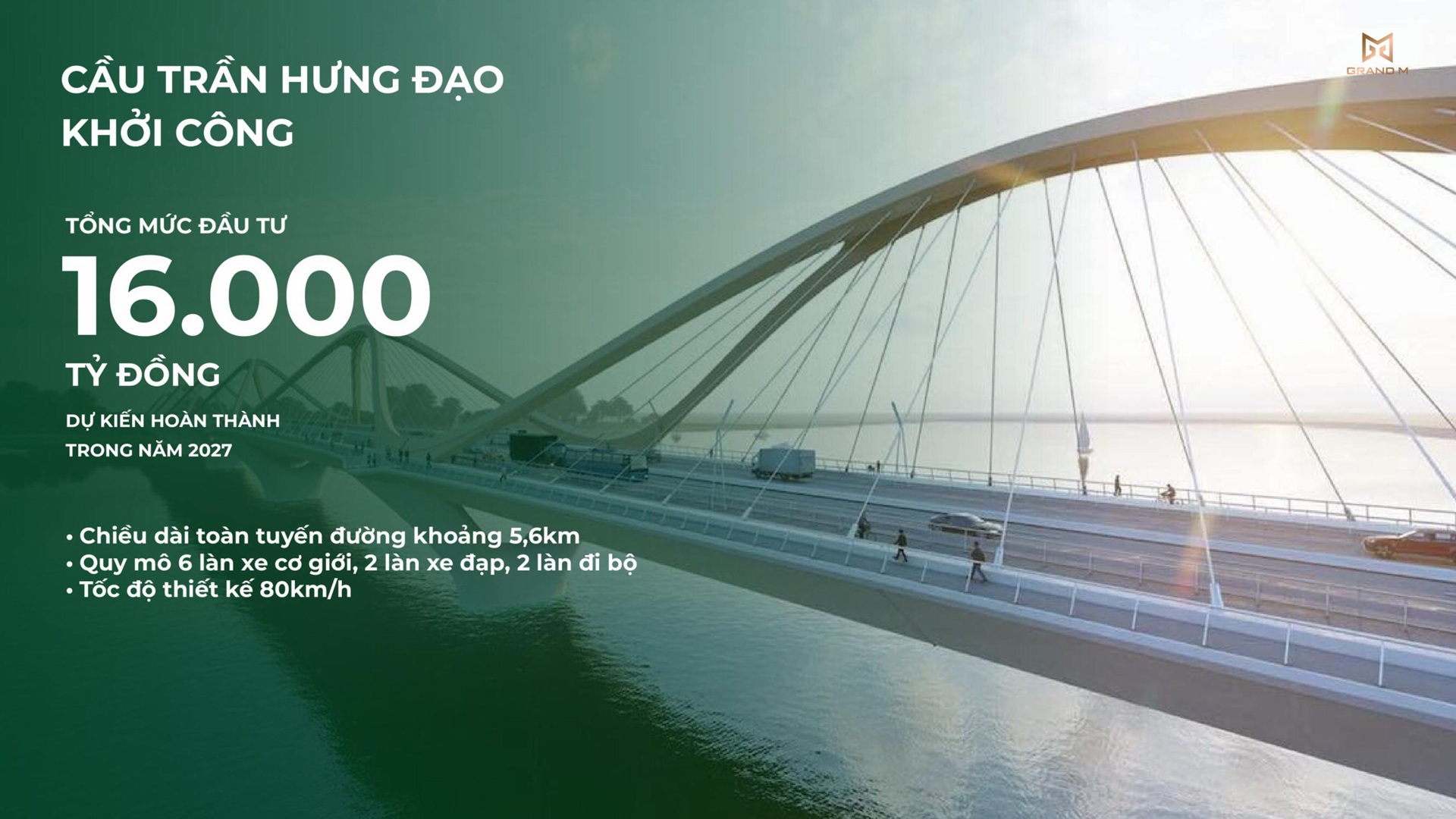 Vị trí The Magnolia hưởng lợi từ cầu Trần Hưng Đạo