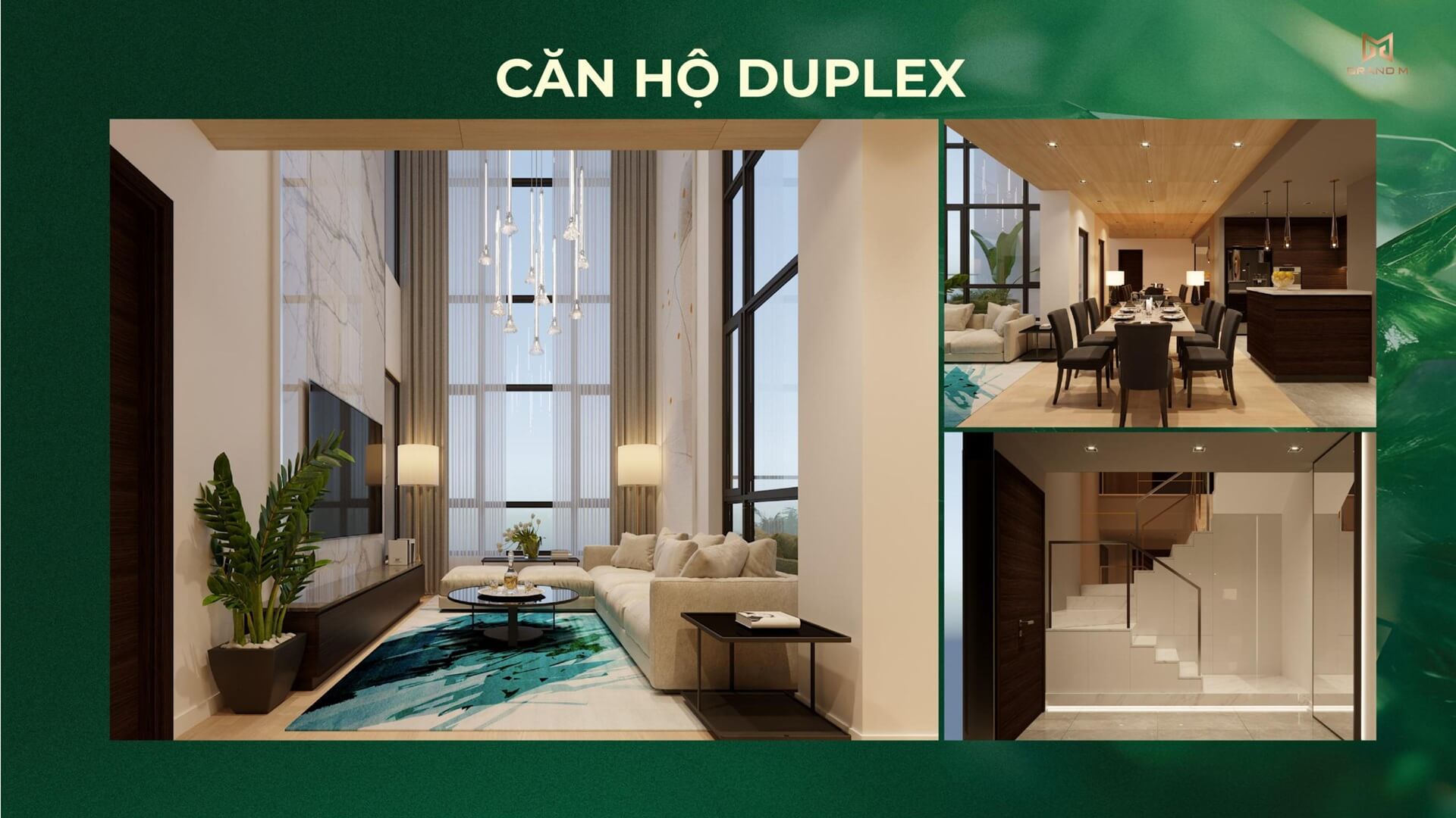 nội thất căn hộ duplex dự án The Magnolia long biên