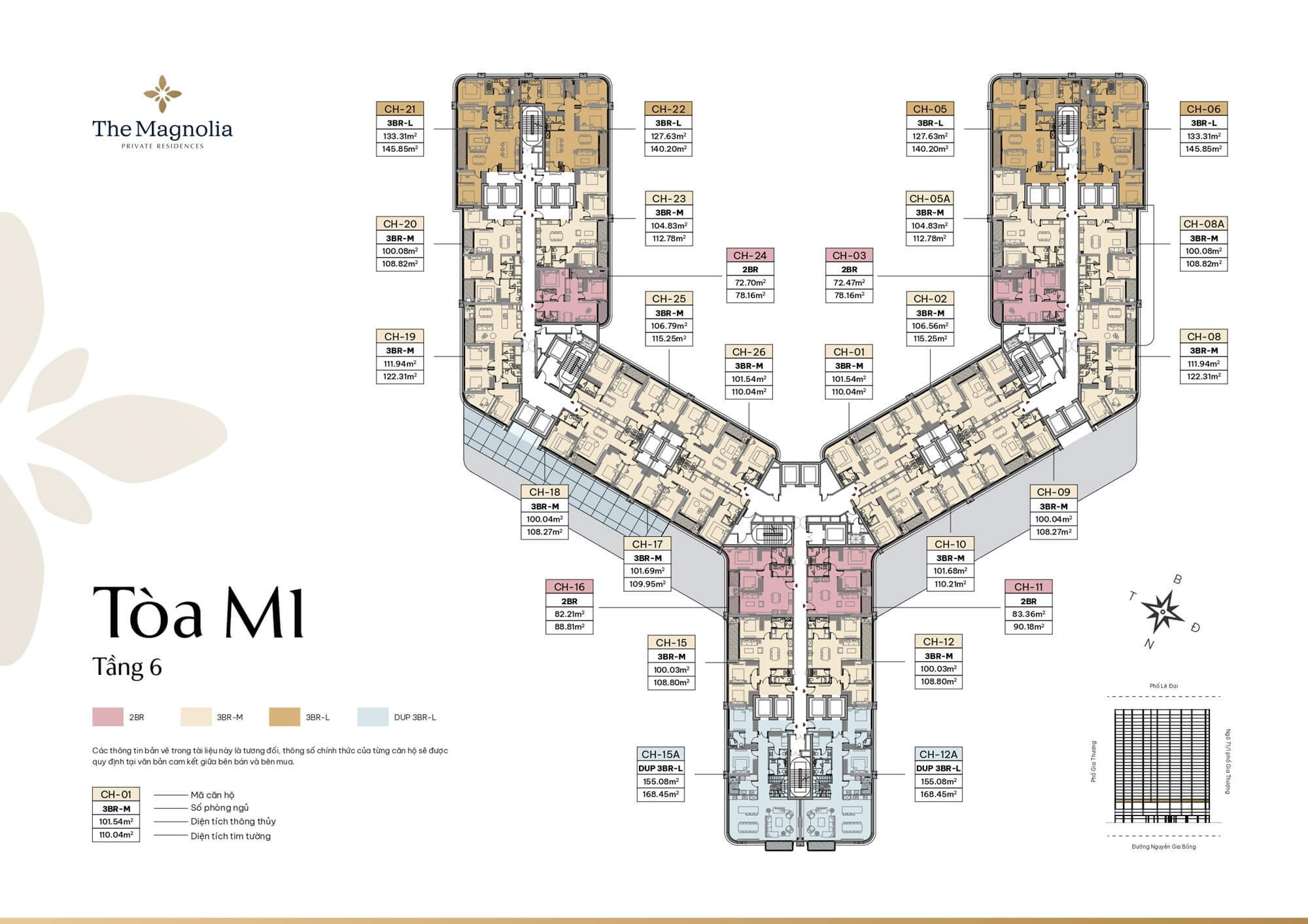 mặt bằng dự án D'. Patrimony private residences long biên