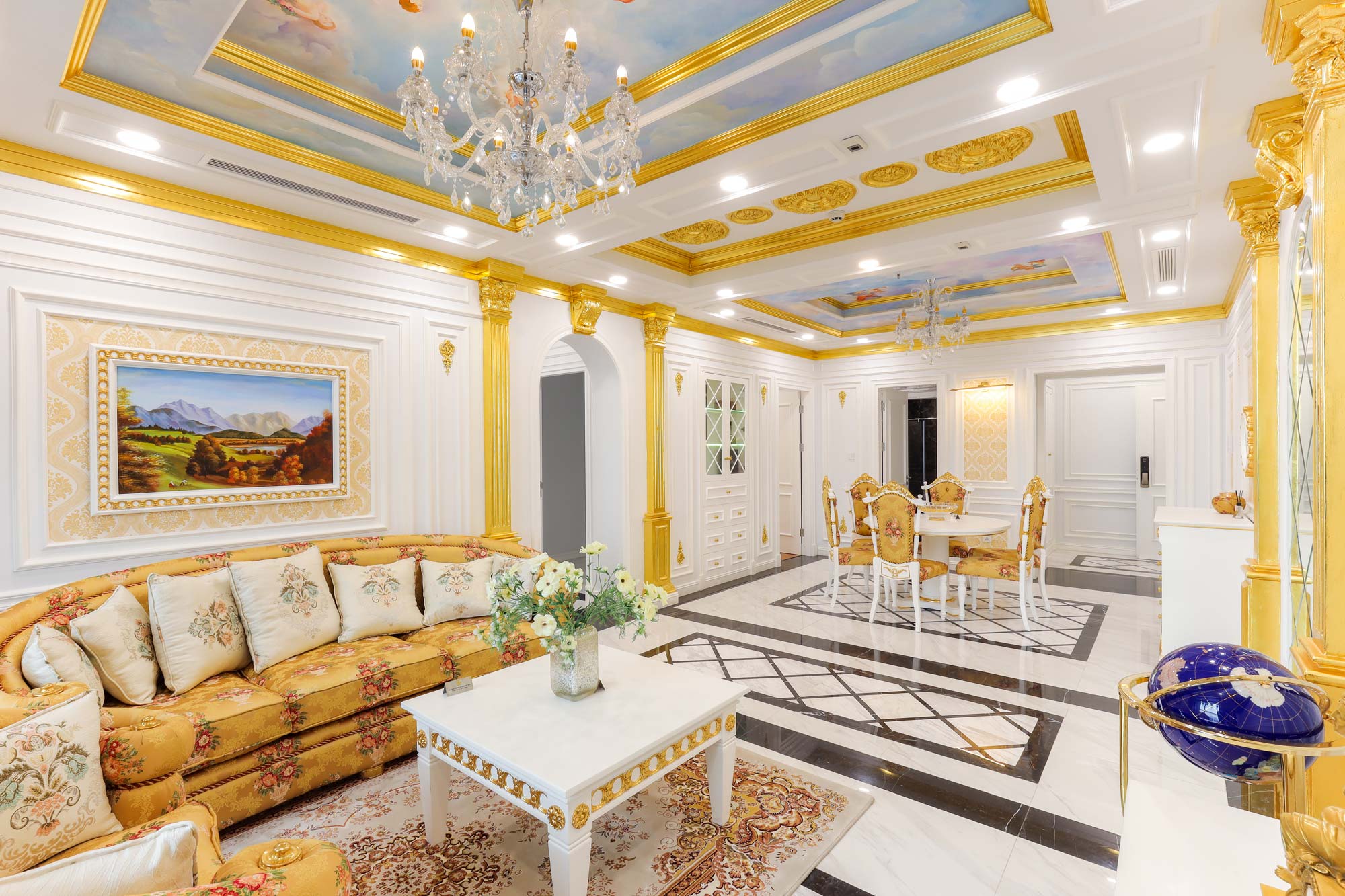 nội thất căn hộ căn hộ d'. patrimony 94 lò đúc