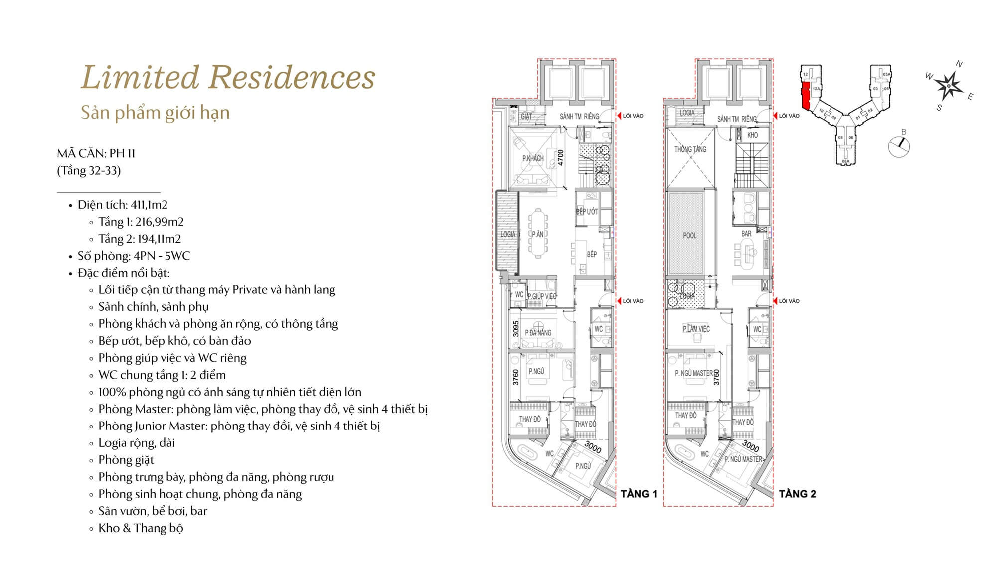 thiết kế căn hộ D'. Patrimony private residences long biên